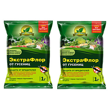 Экстрафлор от гусениц 1 гр.(200) (Биопрепарат на основе растительных экстрактов. ) (1/25)
