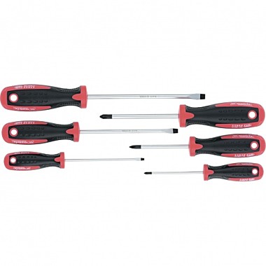 Набор отверток, 6 шт., PH + SL, S2, 2к рукоятка// Matrix