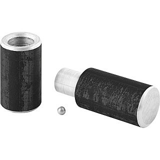 Петля гаражная с шаром d 40*140мм, 2 шт., Россия// Сибртех