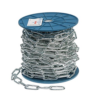 Цепь сварная длиннозв.оц. 3мм DIN763