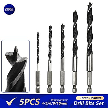 Набор сверл  по дереву 4-10мм