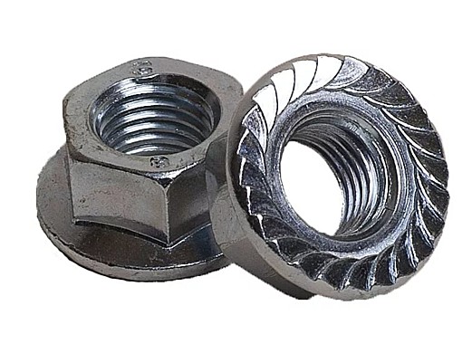 Гайка М12 самостопорящаяся  Din 6923