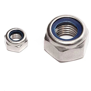 Гайка М16 нейлоновое кольцо DIN 985