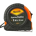 Рулетка Elastica, 3 м х 16 мм, обрезиненный корпус// Sparta