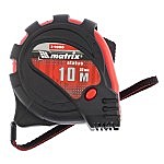 Рулетка Status magnet 3 fixations, 10 м х 32 мм, обрезиненный корпус, зацеп с магнитом// Matrix