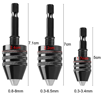Патрон-мини для дрели 0,3-8мм