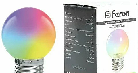 Лампа E14, 12LED.Color. LED-ELC71 25 Y8A807 Feron