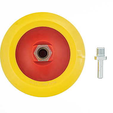 Насадка для дрели и УШМ с липучкой, 125 мм, мягкая// Matrix