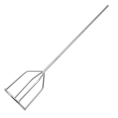 Миксер для гипсовых смесей, 100 х 590 мм, оцинкованный, шестигранный хвостовик 8 мм// Denzel