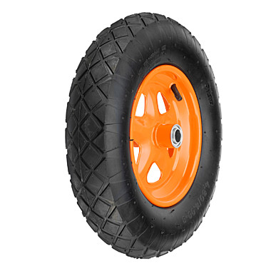 Колесо пневматическое 4.80/4.00-8, D 380 мм, подш. внут. диам. 20 мм, длина оси 90 мм// Palisad