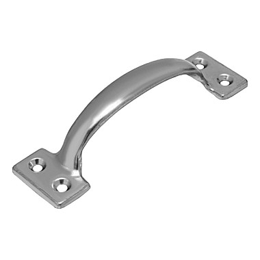 Ручка-скоба РС-90 цельнотянутая, цинк, 5шт (Металлист)// Произведено в РФ