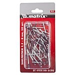 Заклепки 3,2 х 8 мм RAL 3005 (красное вино), 50 шт.// Matrix